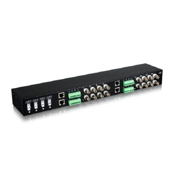 Utepo UTP116P-HD 16-Channel Passive HD Video UTP Transceiver - 1U Rack-mountable