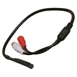 iSecure CC7100 Tiny Audio Microphone - 12VDC Powered - RCA Connector - Indoor Use