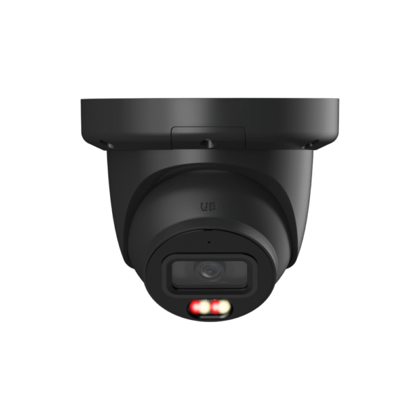 D-Tech DH-IPC-HDW3649QM-S-IL-BLK-0280B WizSense SMD 4.0 AI (Artificial Intelligence) H265 6MP Smart-Dual-Light (30m IR + 30m White-Light) Full Colour 120dB True-WDR Weatherproof BLACK Eyeball Turret Camera with 2.8mm Fixed Lens - Built-in Mic