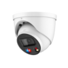 D-Tech DH-IPC-HDW3849H-AS-PV-S5-0280B WizSense SMD 4.0 AI (Artificial Intelligence) TiOC (Three-in-One-Camera) Active-Deterrence H265 4K 8MP PoE IP Dual-Illumination (30m IR + 30m Warm-White-Light) 120dB True-WDR Low-Light Weatherproof Eyeball Network Camera with 2.8mm Fixed Lens - Built-in Mic + Speaker + Strobe + Siren