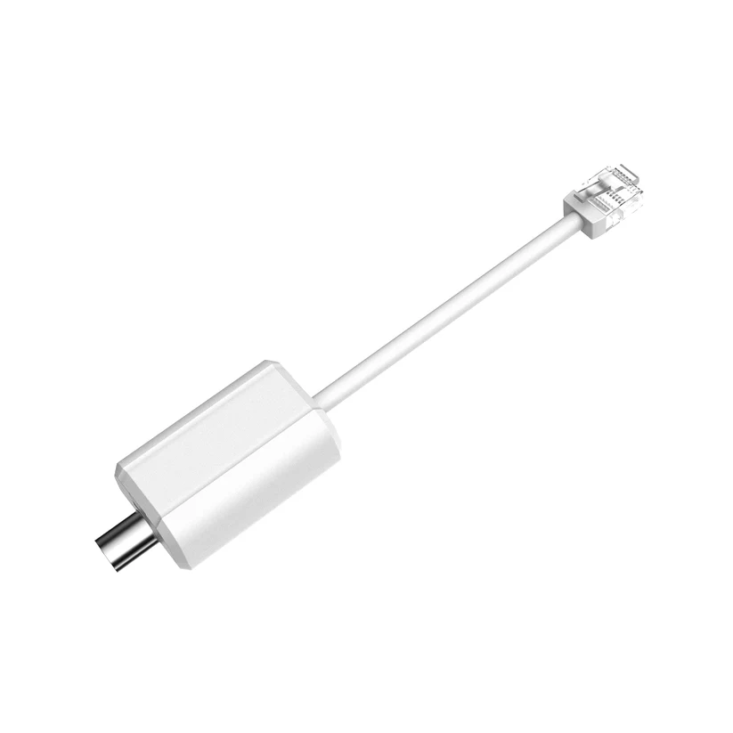 D-Tech DH-LR1002 Ethernet (IP) Over Coax (EoC) Passive Converter - Supports PoE Power + Data Transmission Over Coax To IP Device - Single-Unit