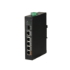 D-Tech DH-PFS3106-4ET-60 Unmanaged Hardened Network PoE Switch with 4 * FE PoE Ports + 1 * GbE Uplink Port + 1 * SFP Slot - 60w PoE Power - 250m Long Distance PoE Support - PoE Watchdog