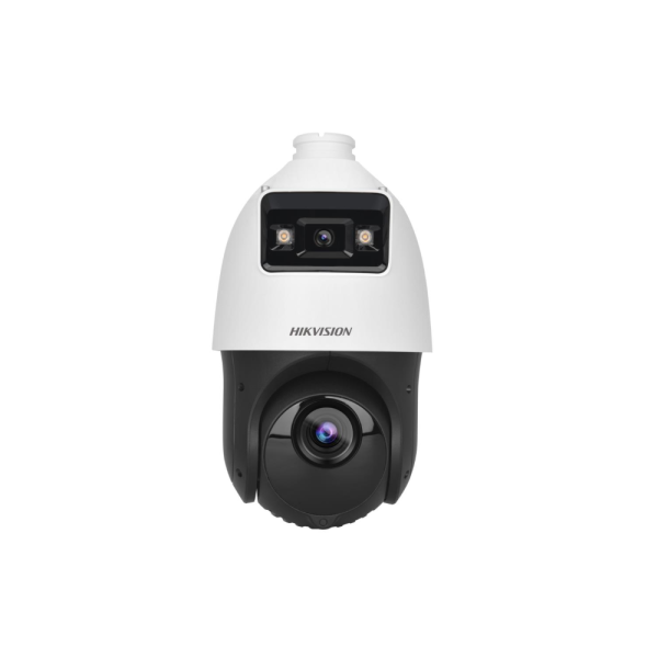 Hikvision DS-2SE4C425MWG-E14F0 H265 4MP PoE IP Dual-Lens (4MP 4MM Fixed Lens Channel + 4MP 25x Optical Zoom PTZ) Dual-Light (30m White-Light + 100m IR Light) Weatherproof TandemVu Camera - ColorVu + AcuSense Technology
