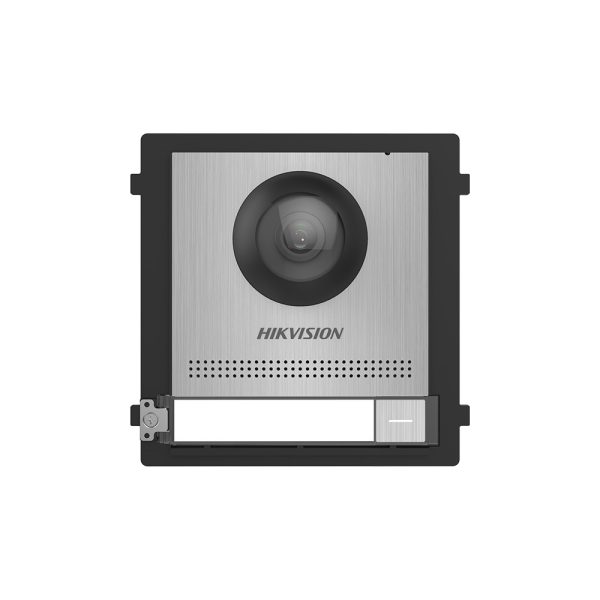 Hikvision DS-KD8003-IME2/S 2-Wire Stainless-Steel Camera Module - Low-Illumination 2MP 1080P FHD Fisheye Camera - Audio & Video over 2-wire