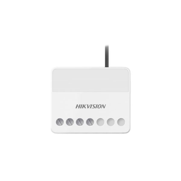 Hikvision DS-PM1-O1L-WB 433MHz AX Pro Wireless DC Indoor Relay Module - Small Size - Single Relay Output - Used for Automation - To Work with AX Pro Hub