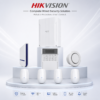 Hikvision AX-Hybrid-Pro-Alarm-KIT-2 -> Wired Security Intrusion Alarm Kit -> Includes -> 1 * DS-PHA64-LP Hybrid IP Wired Alarm Panel + 1* DS-PK1-LRT-HWB Wired Keypad + 4* DS-PDP18-EG2 Wired PIRs + 1* EC-Siren Wired External Strobe Siren + 1* PS209-R Wired Indoor Siren