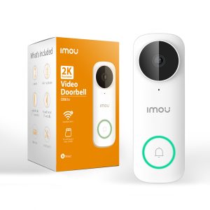 Dahua Imou DB61i 5MP Wireless (Dual-Band - 2.4Ghz + 5Ghz) Low-Light Intercom Doorbell - Camera with 164° Wide Angle Lens - 2-Way Audio with Built-in Mic + Speaker - 16VAC~24VAC / 12VDC-24VDC Powered - Human Detection - Cloud Storage