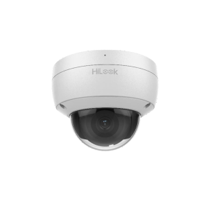 HiLook IPC-D261H-MU Acusense AI (Human Detection / Vehicle Detection) H265 PoE IP IR (30m) 120dB True-WDR Weatherproof Vandalproof Dome Camera with 2.8mm Fixed Lens, with Built-in Audio Mic