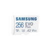 Samsung MB-MC256SA/APC Evo Plus 256GB Class 10 A2 160MB/s High-Speed Micro-SD Card With SD Adapter - 256GB Storage Capacity