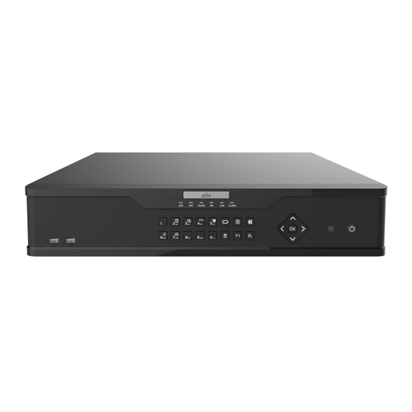Uniview NVR308-64X Prime Series H265 4K 2U 64-Channel Non-PoE Network Video Recorder (NVR) with 2x GbE LAN Ports