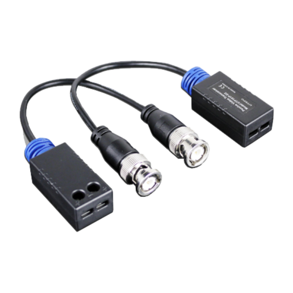 Utepo UTP101P-D2 Single Channel Passive Video Balun - Supplied as a Pair