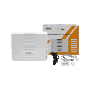Wi-Tek WI-PS310GF-O IP65-Rated Outdoor Weatherproof Network PoE Switch with 8x GbE PoE Ports + 2x GbE Uplink Ports + 2x Gb SFP Ports - 120W PoE Power Output - PoE Watchdog Function -  Pole/Wall Mount Installation