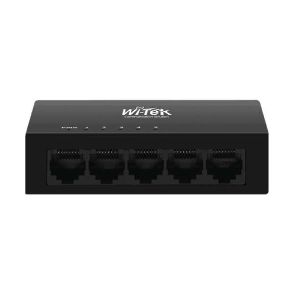 Wi-Tek WI-SG105(V3) 5-Port Gigabit Ethernet Unmanaged Network Switch - Metal Case - Fanless - Small Profile - 5VDC Powered