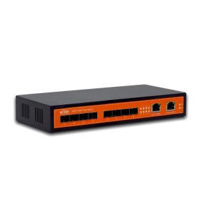 Wi-Tek WI-SG310F Unmanaged Gigabit Network Fibre Switch with 8* Gigabit Fibre SFP Ports + 2* Gigabit Ethernet Ports