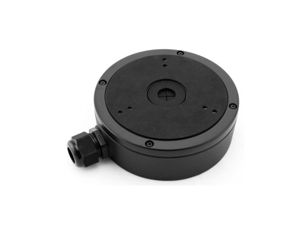 Hikvision DS-1280ZJ-M(Black) Weatherproof Junction Box for HiLook IPC-T26x / IPC-T28x and Hikvision DS-2CD23xx Black Turret Cameras