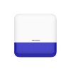 Hikvision DS-PS1-E-WB(Blue) 433MHz Battery-Powered AX Pro Series Wireless Outdoor Siren / Sounder - with Blue Strobe - Max 110dB - To Work with AX Pro Hub