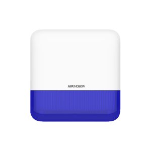 Hikvision DS-PS1-E-WB(Blue) 433MHz Battery-Powered AX Pro Series Wireless Outdoor Siren / Sounder - with Blue Strobe - Max 110dB - To Work with AX Pro Hub
