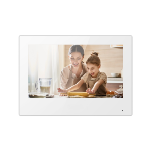 D-Tech DHI-VTH5321GW-W IP Video Intercom Indoor Touchscreen Display Monitor - Android - 7" (7- Inch) Size - PoE & Wireless Dual Connectivity - White Frame
