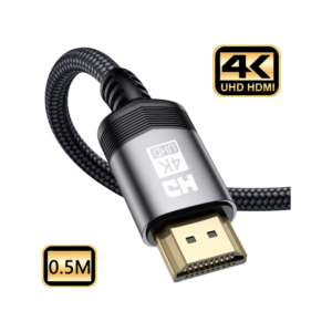 iSecure ICL-HDMI4K0.5MCABLE 0.5M Length 4K UHD Type A HDMI Cable with Noise-Shielding Outer Cover - 4K Resolution Support