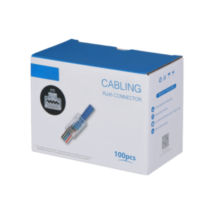 D-Tech DH-PFM976-631-PT Network UTP CAT6 15U" Pass Through RJ45 Plug / Connector - Supplied in Box of 100* Pieces