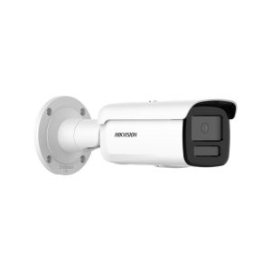 Hikvision DS-2CD2T87G2H-LISU/SL Pro-series ColorVu AcuSense Active-Deterrence H265 4K 8MP PoE IP Hybrid Smart Light (60m IR + 60m White-Light) 130dB Ultra-WDR Weatherproof Active-Deterrence Bullet Camera with 4MM Fixed Lens - with 2-Way Audio + Strobe + Siren