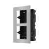Hikvision DS-KD-ACF2/S Stainless-Steel Flush-mount / Recess-mount / In-wall Gang Box - Two Intercom Modules