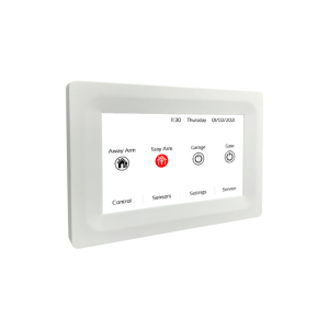 AAP EC-TOUCH-W 5" Touchscreen Keypad - White Colour - Compatible with EC-i, EC, ESL, Elite S, Elite S Lite and ESX Series Alarm Control Panels