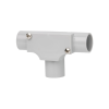 iSecure ICL-20MM-INSPECTION-TEE Inspection Tee - 20mm Cable Entry Diameter - Three Way Entry -  Grey Colour