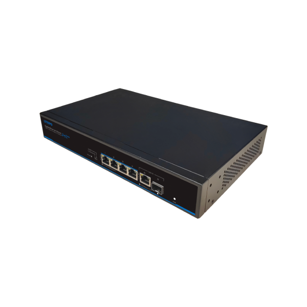 Utepo UTP3306TS-PSD Unamanged Full-Gigabit Network PoE Switch with 4* GbE 802.3bt PoE++ Ports + 1* GbE Uplink Ports + 1* SFP Slot - 360w PoE Budget