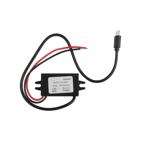 iSecure ICL-12VDC-USB-C-Converter Step-Down Converter - 12VDC Input - USB-C (5VDC) @ 3A Rated Output