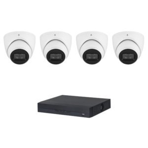 D-Tech DA6MPIPKIT2 WizSense 6MP IP CCTV Kit #2 -> Includes 1 * DHI-NVR4108HS-8P-4KS3 NVR (No HDD) + 4 * DH-IPC-HDW3666EMP-S-AUS-0280B WizSense 6MP IP Turret Cameras