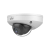 Uniview IPC318SB-ADF28K-I0 Prime Series LightHunter H265 4K 8MP PoE IP IR (30m) 120dB True-WDR Weatherproof Vandalproof Mini Dome / Hockeypuck / Wedge Camera with 2.8mm Fixed Lens - Built-in Mic