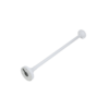 D-Tech DH-PFB2212C Ceiling Mount Bracket - Drop-Pole - Adjustable 815mm to 1500mm (1.5 metre) Height - Made of Aluminium & SECC - White Colour- 1Kg Load Bearing