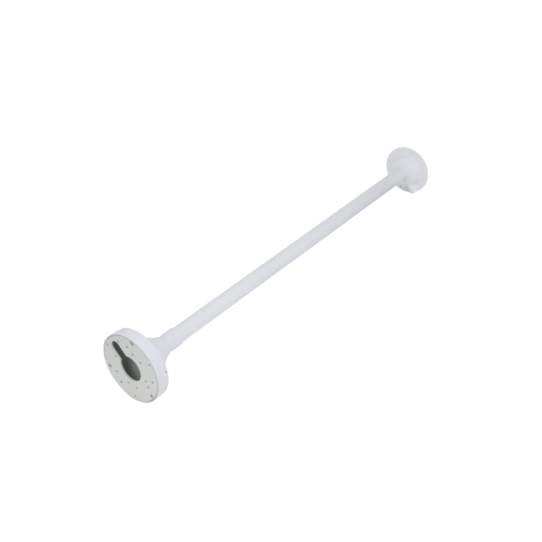 D-Tech DH-PFB2212C Ceiling Mount Bracket - Drop-Pole - Adjustable 815mm to 1500mm (1.5 metre) Height - Made of Aluminium & SECC - White Colour- 1Kg Load Bearing
