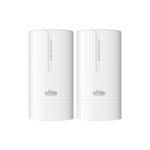 Wi-Tek WI-CPE110-KIT(V2) 2.4GHz 300Mbps Cloud-Manageable Weatherproof CPE Wireless Access Points (WAPs) Supplied As a Kit - Preconfigured - Plug n' Play - Used for P2P (Point-To-Point) and P2MP (Point-To-Multi-Point) Wireless Connection - Up to 1km Distance - 2 * 24VDC PoE Injectors Included