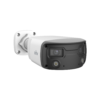 Uniview IPC2K28SE-ADF40KMC-WL-I0 Panoramic ColorHunter AI (Artificial Intelligence - Human / Vehicle based Alerts) H265 4K 8MP PoE IP Warm-White-Light (30m) 120dB True-WDR Ultra-Low-Light (0.0005 Lux Colour) Full Colour Weatherproof Bullet Camera with 180° Ultra Wide Angle Horizontal FoV with 47° Vertical FoV - with Built-in Audio Mic + Speaker