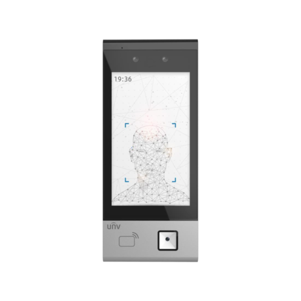 Uniview OET-573B-HM-R IP Face Recognition Access Control Terminal - 2MP Camera - 7" Display Panel - ONVIF - Wiegand - RS485 - Alarm In/Out - Door Lock Control