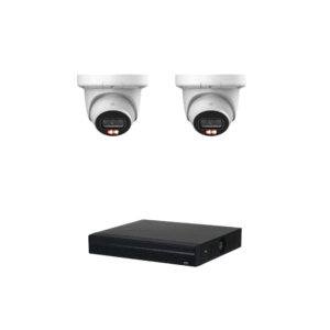D-Tech DA6MPIPKIT1 WizSense 6MP IP CCTV Kit #1 -> Includes 1 * DHI-NVR4104HS-P-4KS3 NVR (No HDD) + 2 * DH-IPC-HDW3649QM-S-IL-0280B WizSense 6MP Smart-Dual-Light Full Colour IP Turret Cameras