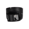 Hikvision DS-2CD2387G2P-LSU/SL-BLK Pro-series Panoramic Dual-Sensor ColorVu AcuSense Gen 2 Deep-Learning AI (Artificial Intelligence) H265 4K 8MP PoE IP White-Light (30m) 130dB True-WDR Active-Deterrence Weatherproof BLACK Eyeball Turret Camera with 180° Ultra-Wide-Angle View- Built-in Audio Mic + Speaker + Strobe + Siren - Alarm In/Out and Audio Line In/Out