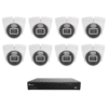 Raysharp RS8MPIPCCTVKIT5 4K 8MP IP CCTV Kit # 5 with 1 * RS-N2316GR-EHL-EP 16-CH NVR (without HDD) + 8 * RS-CH340N4MIG-HALTF-LFW28PW 4K 8MP All-in-One IP Turret Cameras