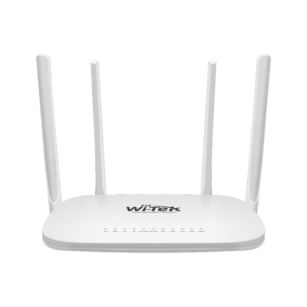 Wi-Tek WI-R3 PoE-Powered 1200Mbps Gigabit Wireless Access Point + PoE Switch - Supports Cloud & Web Management - 4 * 10/100Mbps Ports - Can be Cloud Managed on Wi-Tek Cloud Platform