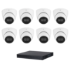 D-Tech DA6MPIPKIT3 WizSense 6MP IP CCTV Kit #3 -> Includes – 1 * DHI-NVR4216-16P-EI NVR (No HDD) + 8 * DH-IPC-HDW3661EMP-S-AUS-0280B WizSense 6MP IP Turret Cameras