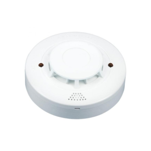WizMart NB326-H-4AR-12 Conventional Non-Addressable Photoelectric Auto-Resetting Wired Rate-Of-Rise Heat Detector - 4-Wire - 12VDC Powered - Alarm Relay Output