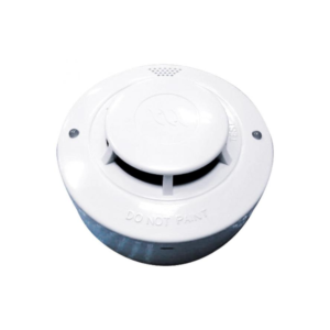 WizMart NB326-S-4ARB-12 Conventional Non-Addressable Photoelectric Auto-Resetting Wired Smoke Detector with Integrated Buzzer - 4-Wire - 12VDC Powered - Alarm Relay Output