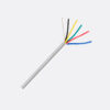 Huier 60153 6-Core Security / Alarm Cable - White Cable - 0.5mm Copper - 100m Length on a Plastic Reel