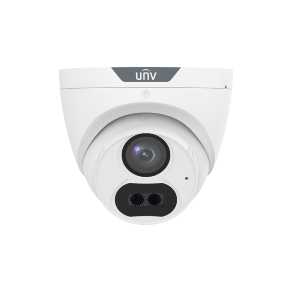 Uniview UAC-T125-AF28LM 5MP AHD (Analogue HD) LightHunter Smart-IR (40m) 120dB True-WDR Weatherproof Eyeball Turret Camera with 2.8mm Fixed Lens - Built-in Mic - Default Video Output 5MP AHD - Video Output Switchable to HDTVI / HDCVI / CVBS