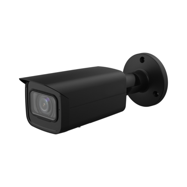 D-Tech DH-IPC-HFW3841T-ZS-S2-BLK WizSense SMD 4.0 AI 4K 8MP PoE IP Smart-IR (Up to 60M) 120dB True-WDR Weatherproof BLACK Bullet Camera with 2.7~13.5mm Motorized Zoom Lens