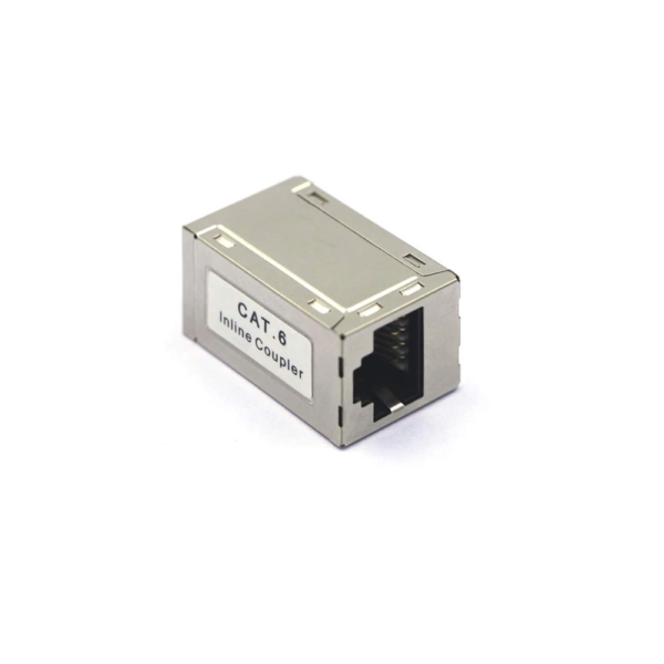 iSecure ICL-RJ45CAT6COUPLER RJ45 CAT6 Joiner - Shielded - Ethernet Cable Extender - Inline Coupler - Supports PoE - Female to Female Connector - 8P8C - Supports 10Gbps