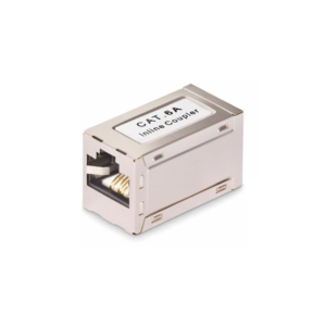 iSecure ICL-RJ45CAT6ACOUPLER RJ45 CAT5E / CAT6 / CAT6A Joiner - Shielded - Ethernet Cable Extender - Inline Coupler - Supports PoE - Female to Female Connector - 8P8C - Supports 10Gbps