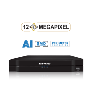SPRO DHIPNVR04-A6-V2 AI Pro H265 4K Mini 1U 4-Channel 4x PoE Network Video Recorder - NVR - AI PRO - SMD+ - Smart Fan